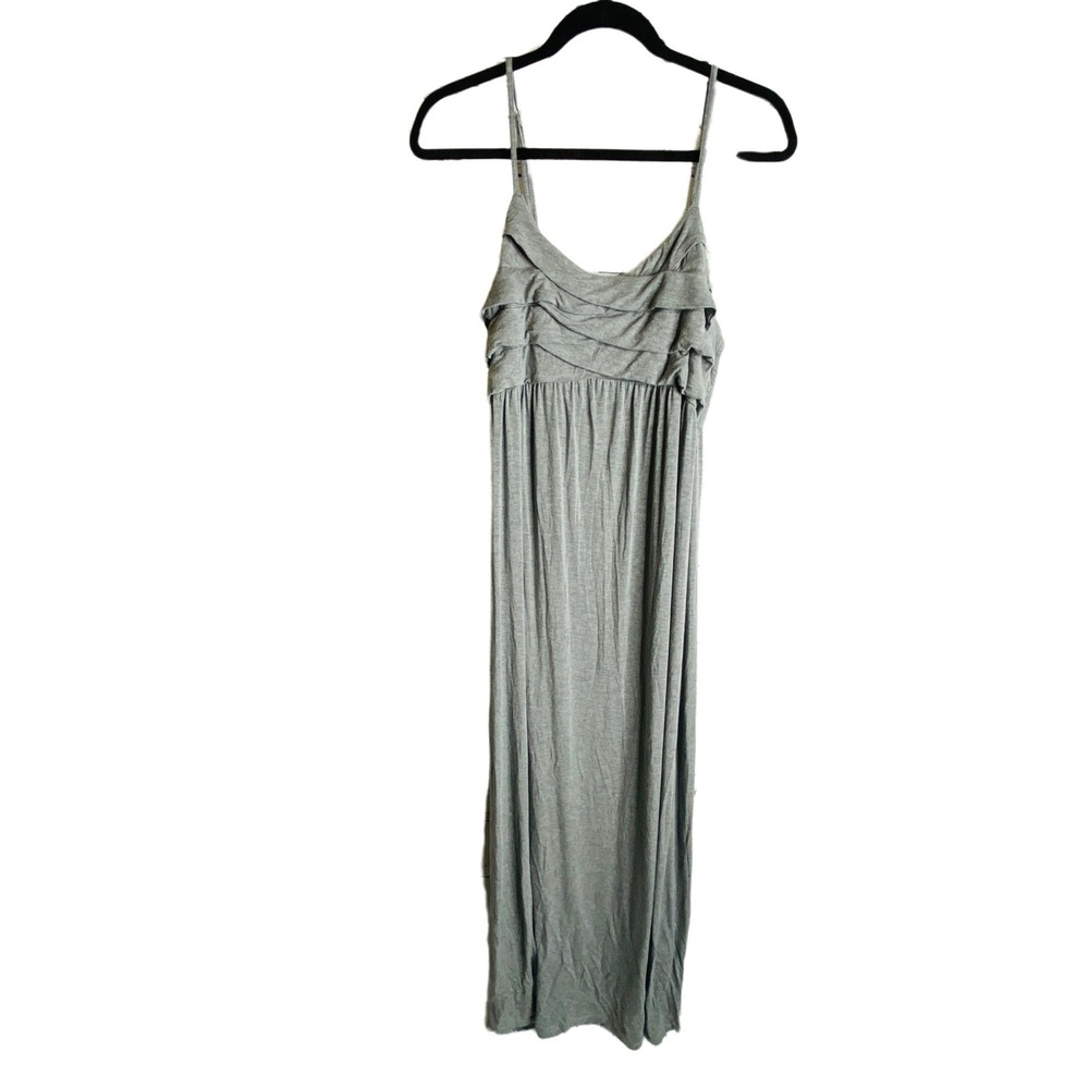 Donna Ricco NY‎ Dress Womens  XL Spaghetti Strap Ruffles Maxi Knit Long
